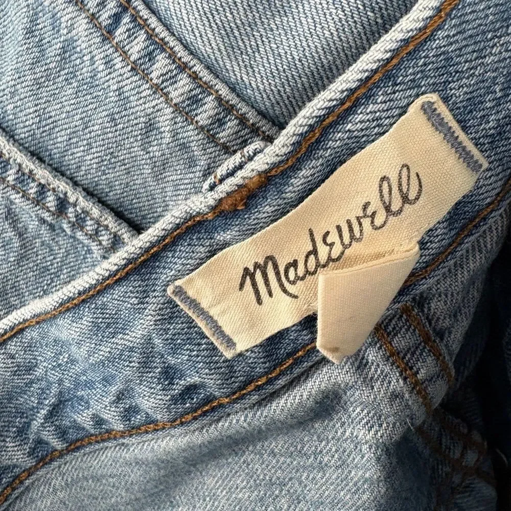 Madewell High-Rise Long Denim Shorts Size 26